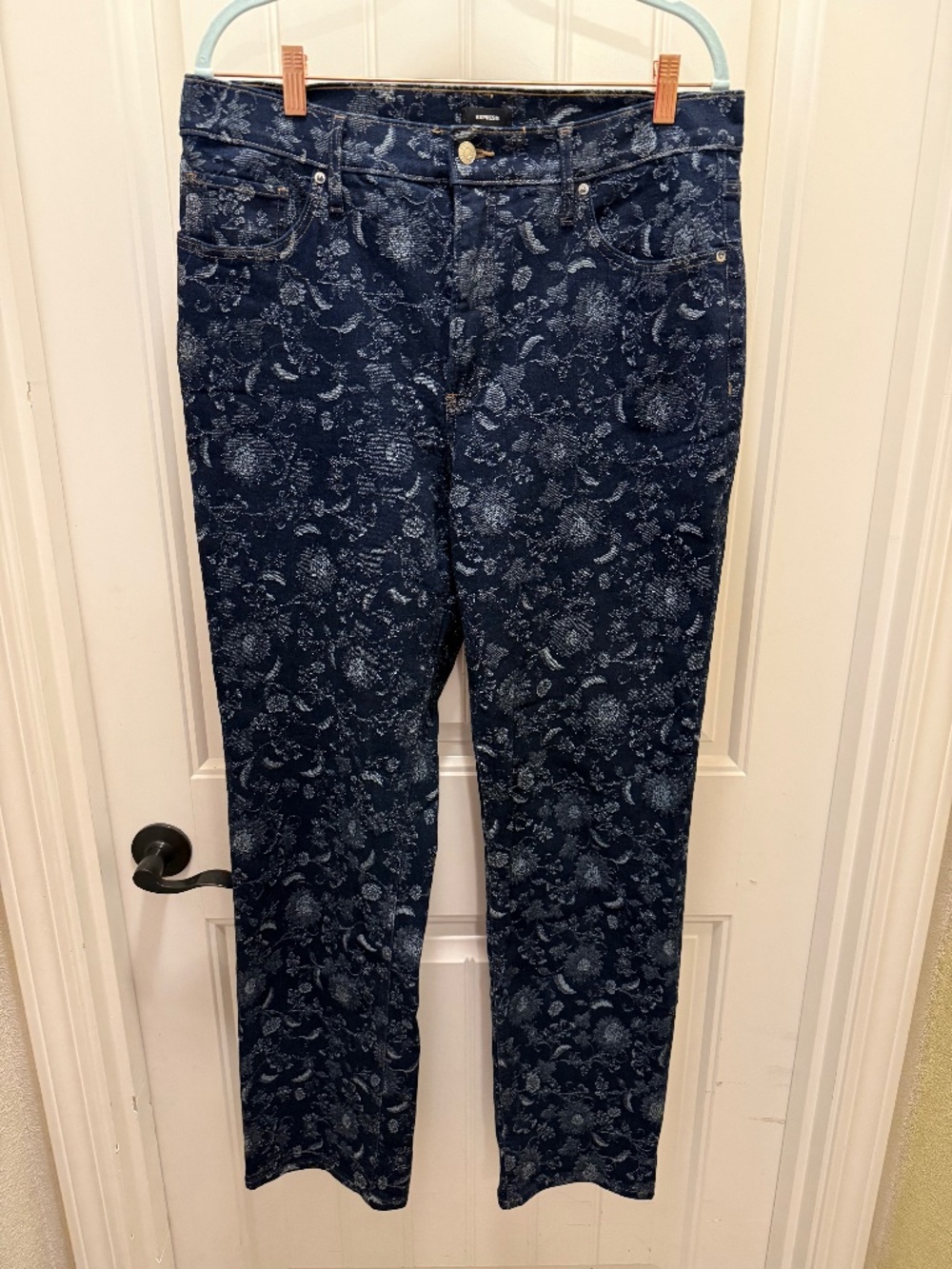 Floral Express Modern Straight Jeans